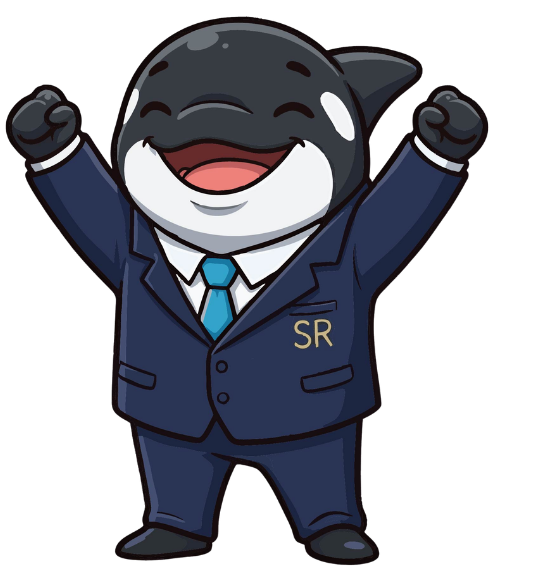 悩みが解決して喜ぶシャローチくん